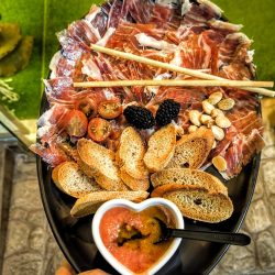 Plato de jamón ibérico