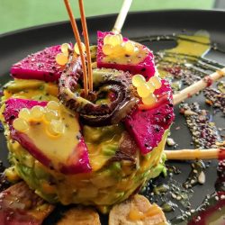 Tartar de pulpo y mango